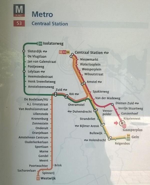 Simppeli metrokartta, vähän kuin Helsingisssä