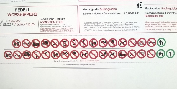 Kaikki mikä ei ole erikseen kiellettyä on sallittua Duomossakin?