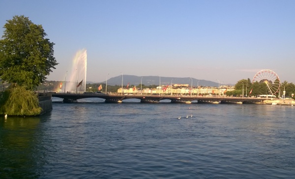Geneve-järvi ja Jet D'Eau